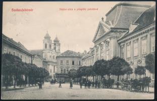 1910 Prohászka Ottokár (1858-1927) püspök autográf levelezőlapja Vértes Ö József részére