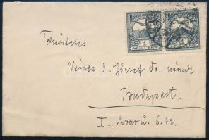 cca 1910 Prohászka Ottokár (1858-1927) püspök autográf BÚÉK felirata névjegykártyáján