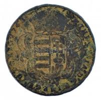 1765. Rézdénár "Mária Terézia / zárt korona" T:3 patina, ph. Huszár: 1756., Unger III.: 12...