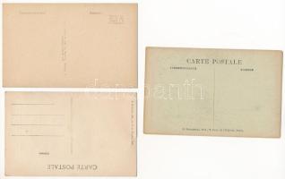 14 db RÉGI francia múzeumi képeslap portrékkal / 14 pre-1945 French museum postcards with portraits