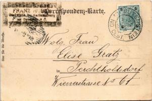 Gutenstein, Mariahilfberg, Servitenkirche / church. Lichtdruck v. C. Weingartshofer (fl)