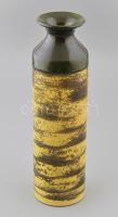 Retró kerámia váza, hibátlan, jelzés nélkül, m: 33 cm