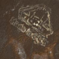 Retró kerámia váza, hibátlan, jelzett, m: 13 cm