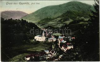 1906 Opponitz, general view with church