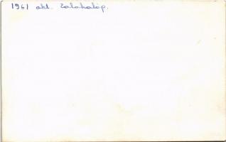 1961 Zalahaláp, Halápi bazaltbánya, drótkötélpálya. photo (non PC) (EK)