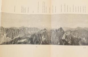 cca 1861 Koiristka Tátra rajzai + Tára panorámakép 130x25 cm