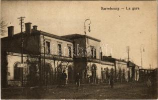 1922 Sarrebourg, Le gare / railway station (EK)