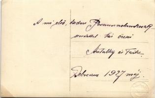 1927 Debrecen, Antalka és Ferike cserkészek. Varga fényképész / Hungarian scout boys. photo