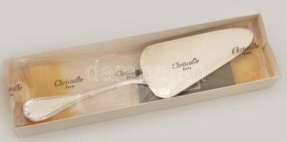 Christofle Párizsi ezüstözött evőkészlet, vegyesen 128 db, jelzettek, nagyrészt original csomagolásb...