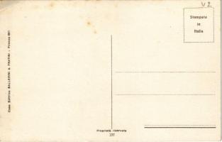 Olasz művészlap / Italian art postcard. Ballerini & Fratini 237. s: Chiostri (EK)