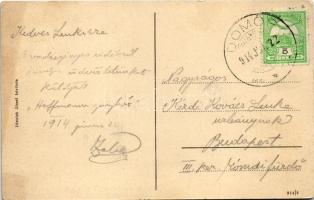 1914 Pilisszentlélek, Huta (Esztergom); Mexikói erdészlak télen. Dietrich József felvétele (fl)