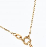 Arany (Au/18k) nyaklánc, medállal, h: 54 cm, nettó: 4g, jelzett