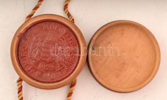 1931 Mérnöki diploma Csiszár Zoltán részére függő viaszpecséttel üvegezett keretben 50x70 cm