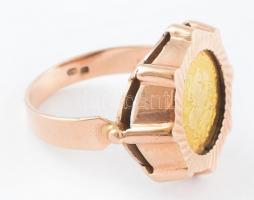 Arany (Au/14k) női pecsétgyűrű, m: 57, nettó: 4g, jelzett