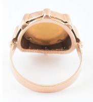 Arany (Au/14k) női pecsétgyűrű, m: 57, nettó: 4g, jelzett