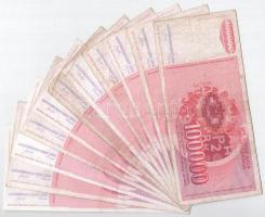 Jugoszlávia 1989. 100.000D (11x) T:III
Yugoslavia 1989. 100.000D (11x) C:F
Krause P#97