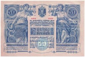 1902. 50K "00000" sorszámmal, modern másolat "COPY" jelzéssel T:I