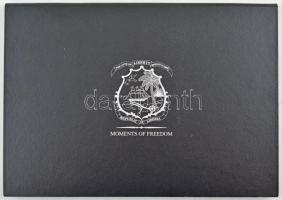 Libéria 2001. 10$ "Szabadság pillanatai" multicolor érmesorozat 20xklf darabja eredeti dís...