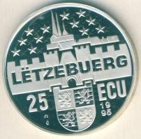 Luxemburg 1995. 25Ecu Ag "Jean & Josephine-Charlotte" T:PP