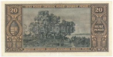 1926. 20P "C 000 000000" sorszámmal, modern másolat 
 "COPY" jelzéssel T:I