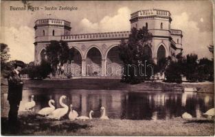 1913 Buenos Aires, Jardin Zoológico / zoological garden (cut)