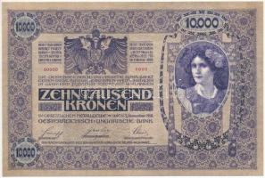 1918. 10.000K "00000 0000" modern másolat "COPY" jelzéssel T:I