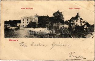 1904 Abbazia, Opatija; Villa Melanie, Villa Zdenka (EB)