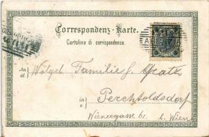 1904 Abbazia, Opatija; Marco Oberdorfer. Art Nouveau, floral, litho (fa)