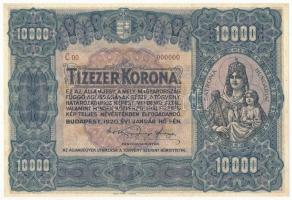 1920. 10.000K "C00 000000" modern másolat "COPY" jelzéssel T:I