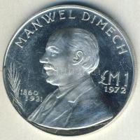 Málta 1972. 1Ł Ag "Manwel Dimech" T:BU