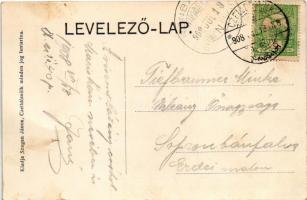 1908 Celldömölk, Griff szálloda. Szagán János kiadása (EK)