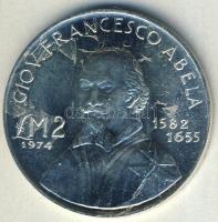 Málta 1974. 2Ł Ag "Francesco Abela" T:BU