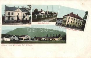 Villach with railway station