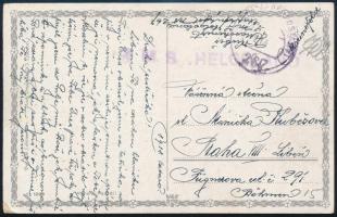 1918 Képeslap / Postcard S.M.S. HELGOLAND + FP 267