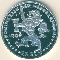 Hollandia 1996. 25Ecu Ag "Jacob van Kampen" T:PP