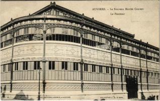 1905 Auxerre, Le Nouveau Marché Couvert, Le Pourtour / new covered market hall (EK)