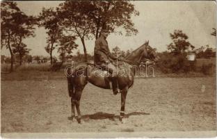 Osztrák-magyar lovas katona / WWI Austro-Hungarian K.u.K. military, cavalryman. photo (EB)