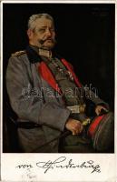1934 General-Feldmarschall von Hindenburg / WWI German military art postcard, Field Marshal Hindenburg s: Professor Caspar Ritter (EK)