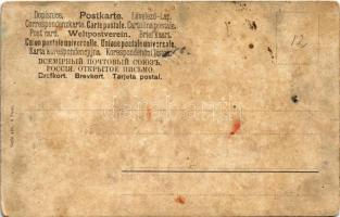 Still life art postcard with fish s: M. Billing (b)