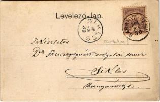 1901 "Pillangók" S. 36. Neuber Ráfael Mű-Kiadása, Bécs / Butterfly lady art postcard. Art ...