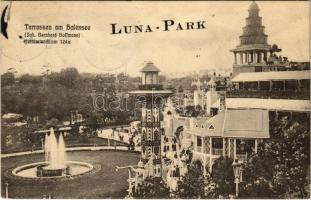 1910 Berlin, Luna Park, Terrassen am Halensee (Inh. Bernhard Hoffmann) / amusement park (fl)