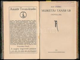 Kolligátum Tevan kiadású művekből (Tevan-könyvtár), első kiadások, 3 db: 
Somlyó Zoltán: Hadak a hó...