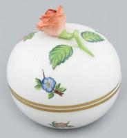 Herendi ETON mintás bonbonier, jelzett, hibátlan, d: 7,5 cm