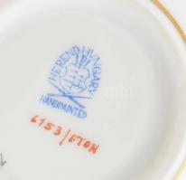 Herendi ETON mintás bonbonier, jelzett, hibátlan, d: 7,5 cm