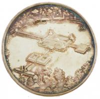 Fritz Mihály (1947-) 1992. "Hévíz város 1992. május 1." kétoldalas fém emlékérem dísztokba...