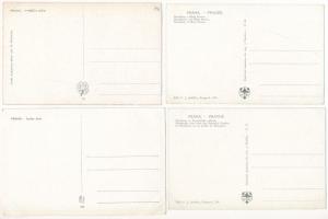 Praha, Prague; 8 pre-1945 unused artist signed postcards (Édit. F.J. Jedlicka)