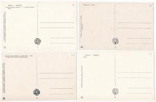 Praha, Prague; 23 pre-1945 unused artist signed postcards (Prazské akvarely Jaroslava Setelíka)