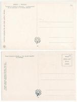 Praha, Prague; 23 pre-1945 unused artist signed postcards (Prazské akvarely Jaroslava Setelíka)