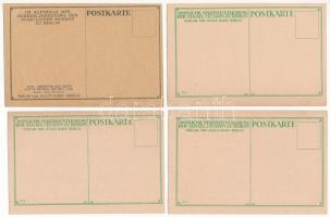 8 db RÉGI egyiptomi múzeumi képeslap szobrokkal / 8 pre-1945 Egyptian museum postcards with sculptur...