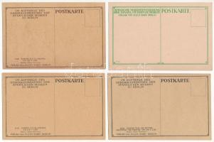 8 db RÉGI egyiptomi múzeumi képeslap szobrokkal / 8 pre-1945 Egyptian museum postcards with sculptur...